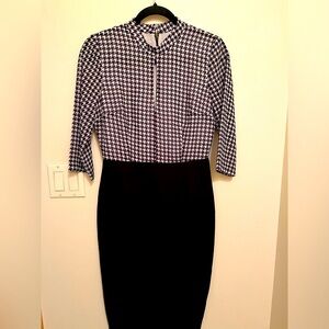 Houndstooth dress